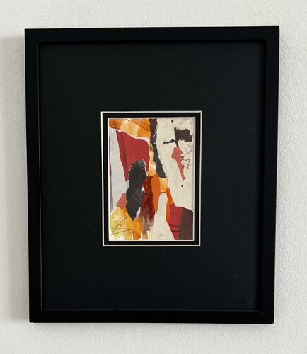 ORANGE /Watercolor, collage di Ana Saut, Pittura in vendita su Singulart