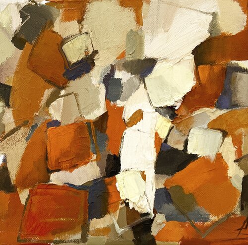 Orange Squares Ana Saut