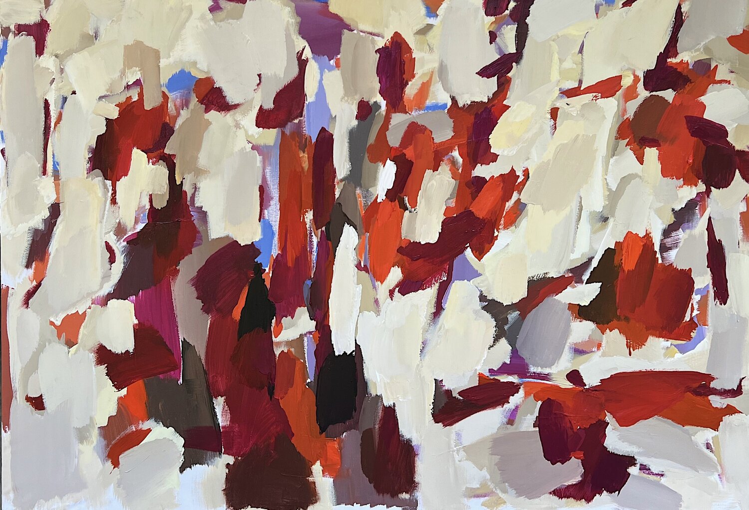 BRIGHT MOMENTS/Abstract acrylic painting Ana Saut Originalgemälde zu verkaufen
