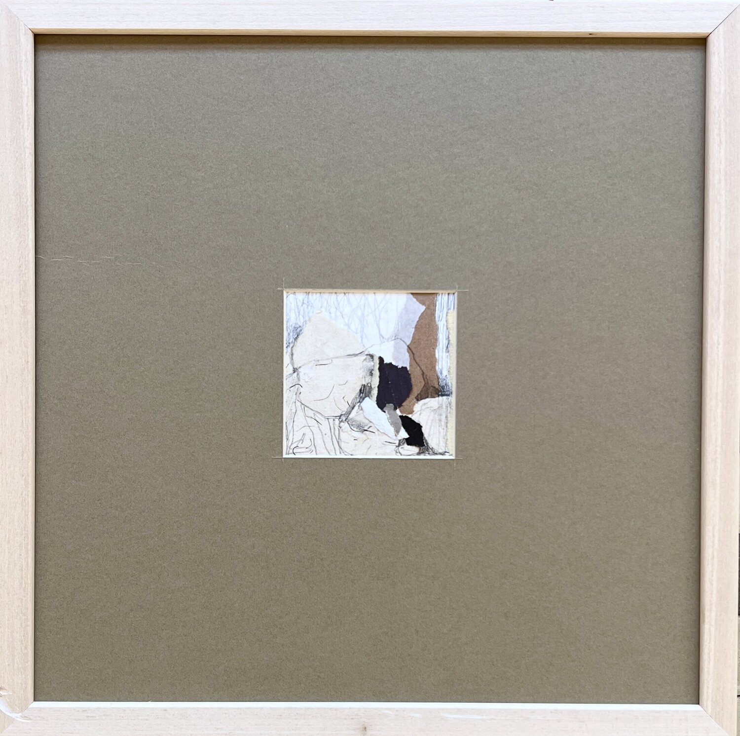 STEP 5/Abstract collage Ana Saut Origineel schilderij te koop