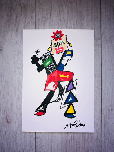 Robot by Ana Caetano, Work on Paper for Sale on Singulart