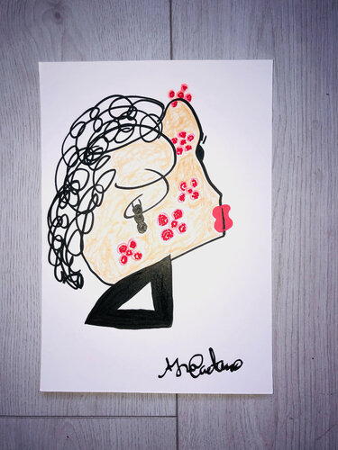 Rose de Ana Caetano, Obra en papel a la venta en Singulart