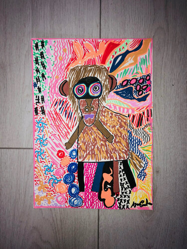 Affe by Ana Caetano, Work on Paper for Sale on Singulart