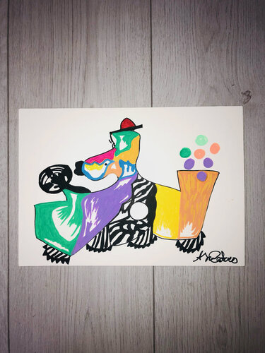 Lokomotive by Ana Caetano, 종이 for Sale on Singulart