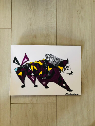 Grizzie von Ana Caetano, Werk auf Papier kaufen auf Singulart