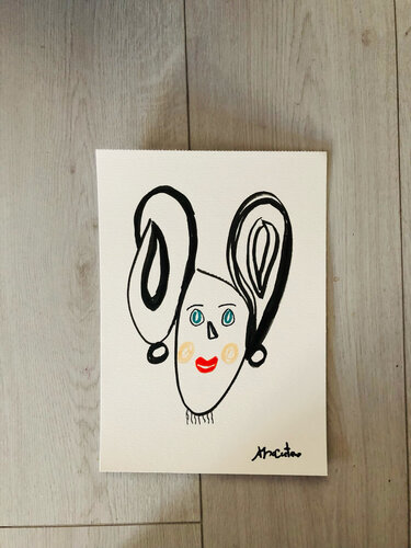 Rosa by Ana Caetano, Work on Paper for Sale on Singulart