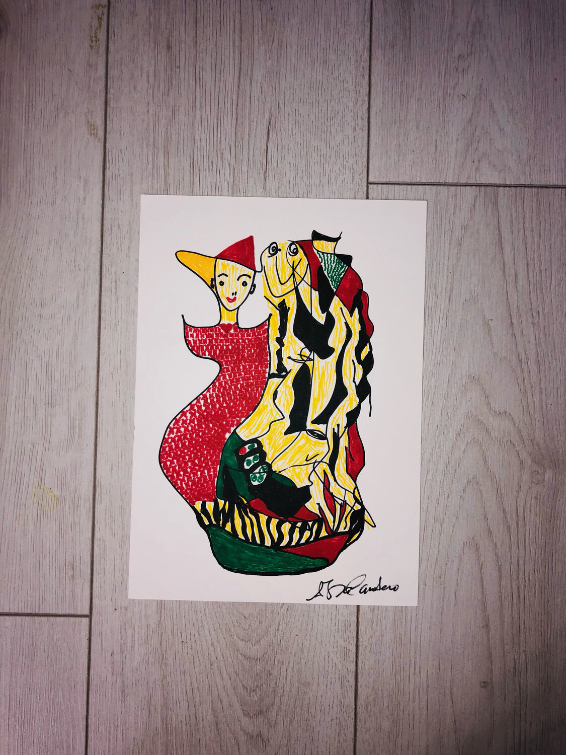 The Ghost Ana Caetano Obra en papel en venta