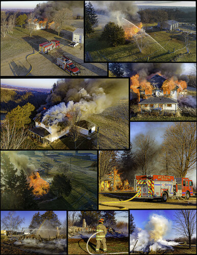 Firefighting Collage di Bob Felderman, Fotografia in vendita su Singulart