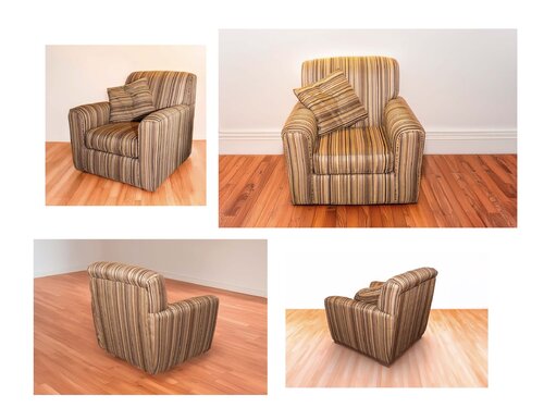 Chair Collage on White di Bob Felderman, Fotografia in vendita su Singulart
