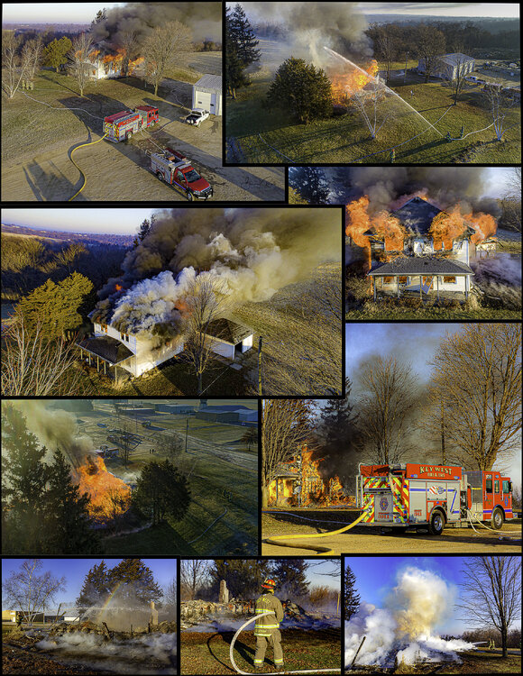 Firefighting Collage Bob Felderman