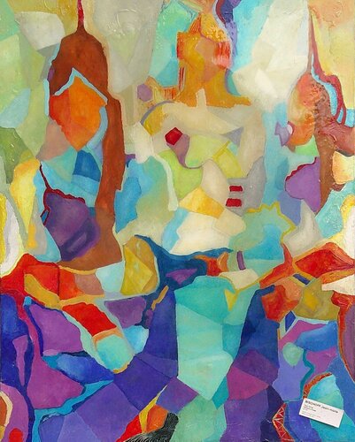 Symphonie van jean marie Bischoff, Schilderij te koop op Singulart