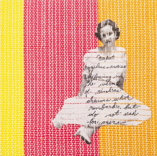 Comfort van Elise Vazelakis, Textiel te koop op Singulart
