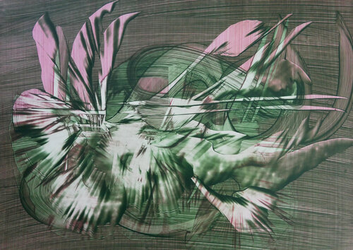 Primal Green #3 di Katrin Mates, Pittura in vendita su Singulart