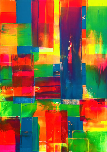 Grenzenlos optimistisch de Katrin Mates, Pintura a la venta en Singulart