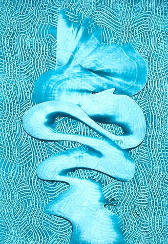 Signs - Zeichen aus Licht #9 par Katrin Mates, Œuvre sur papier en vente sur Singulart