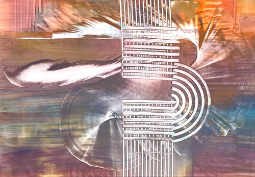 Urban Lights #6 by Katrin Mates, Work on Paper for Sale on Singulart