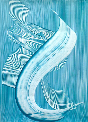 Signs - Zeichen aus Licht #12 by Katrin Mates, Work on Paper for Sale on Singulart