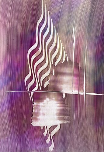 Signs - Zeichen aus Licht #14 di Katrin Mates, Opera su carta in vendita su Singulart