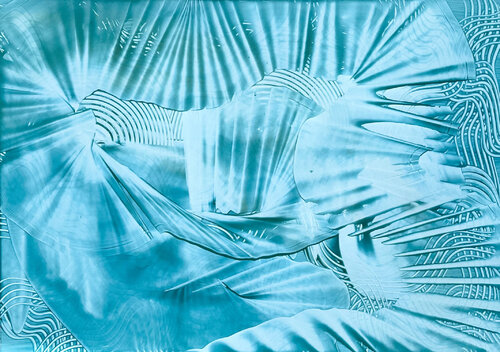 Signs - Zeichen aus Licht #15 van Katrin Mates, Werk op papier te koop op Singulart