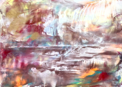 Versteinertes Licht #2 by Katrin Mates, Work on Paper for Sale on Singulart