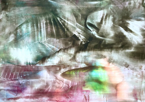 Versteinertes Licht #3 par Katrin Mates, Œuvre sur papier en vente sur Singulart