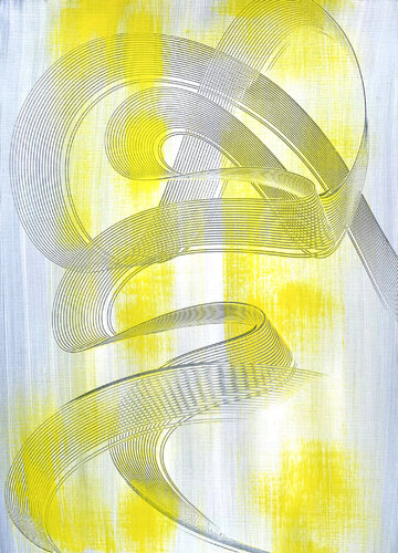 Liberating Flow #1 van Katrin Mates, Werk op papier te koop op Singulart