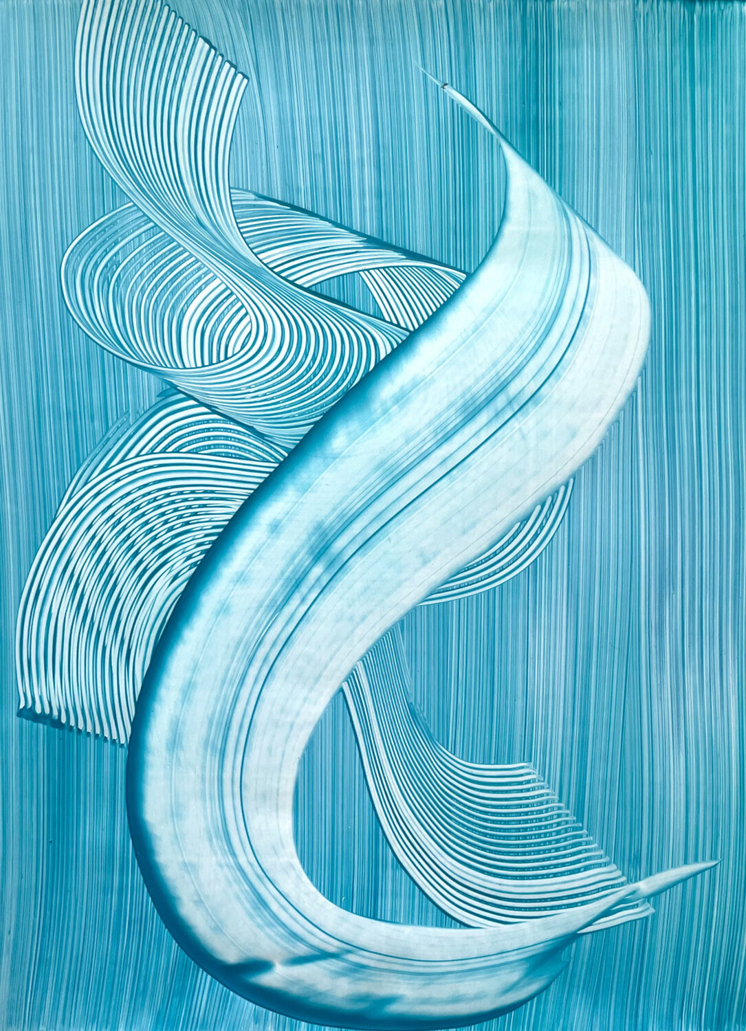 Signs - Zeichen aus Licht #12 Katrin Mates Work on Paper for sale