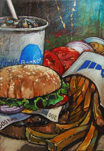 Fast-bank de Federico Pisciotta, Pintura a la venta en Singulart