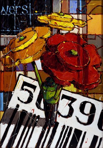 Fiori Plastici by Federico Pisciotta, Painting for Sale on Singulart