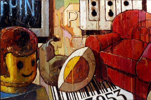 Interno riciclabile by Federico Pisciotta, Painting for Sale on Singulart