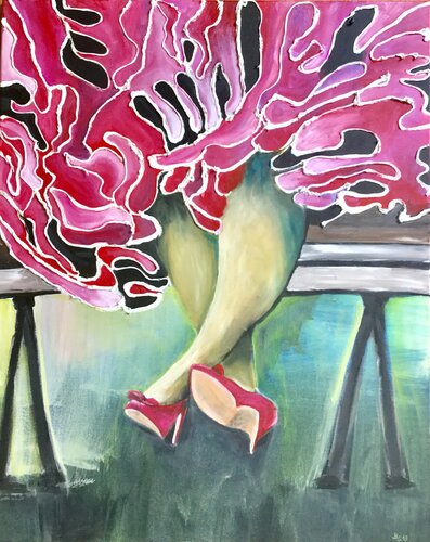 Tanzrock by Bettina Schröter-Glittenberg, Painting for Sale on Singulart