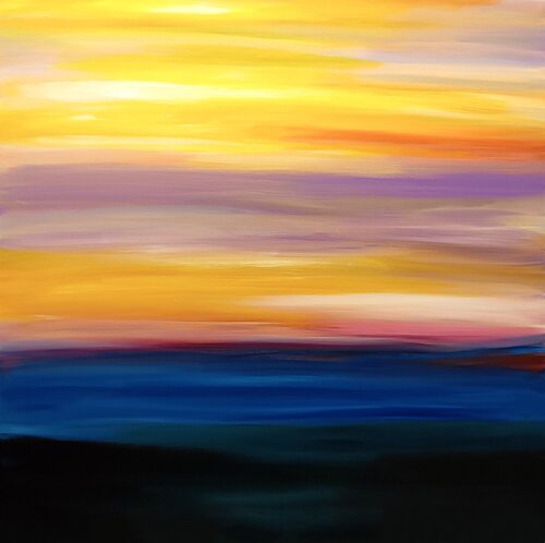 Horizon of Eternity van Danijela Kostic -The Power of the Mind Art, Schilderij te koop op Singulart