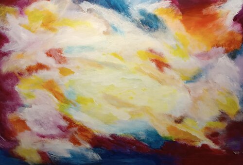Dawn Awakening von Danijela Kostic -The Power of the Mind Art, Malerei kaufen auf Singulart