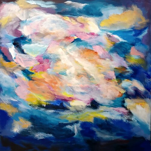 Noah's Ark de Danijela Kostic -The Power of the Mind Art, Pintura a la venta en Singulart