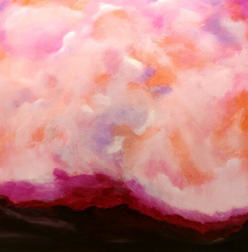 The Fire of Silence van Danijela Kostic -The Power of the Mind Art, Schilderij te koop op Singulart