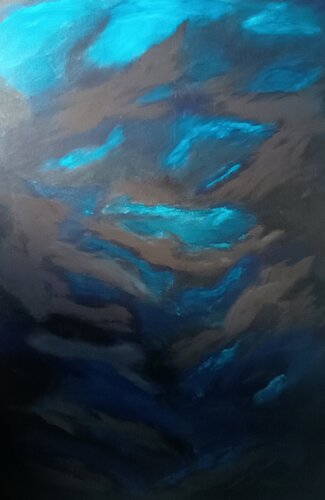 Below the surface von Danijela Kostic -The Power of the Mind Art, Malerei kaufen auf Singulart