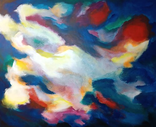 The Light of Creation von Danijela Kostic -The Power of the Mind Art, Malerei kaufen auf Singulart