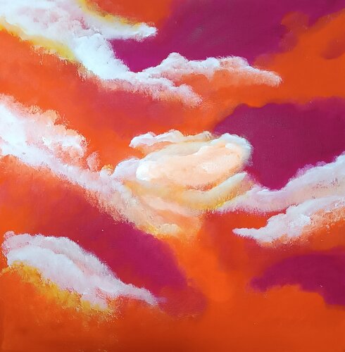 The Revelation of Heaven de Danijela Kostic -The Power of the Mind Art, Pintura a la venta en Singulart