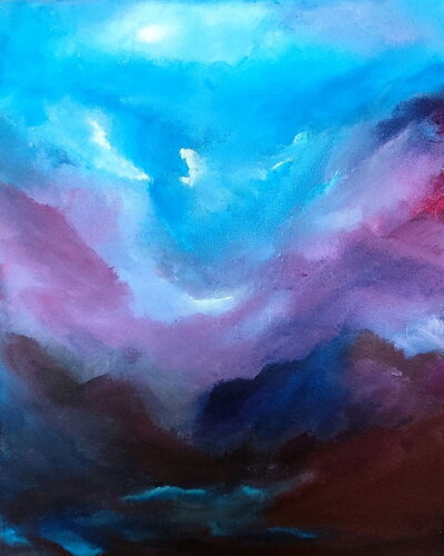 Celestial Rift by Danijela Kostic -The Power of the Mind Art, Painting for Sale on Singulart