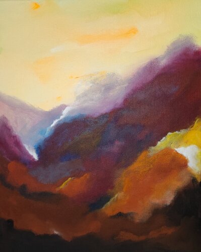 Burning Silence by Danijela Kostic -The Power of the Mind Art, 絵画 for Sale on Singulart