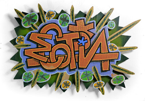 Ecotopia 1 van Sandy Sanders, Schilderij te koop op Singulart