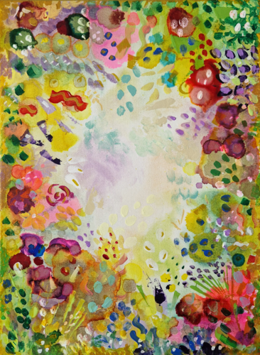 Rustle and Bloom #2 von Klaudia Sonas, Malerei kaufen auf Singulart