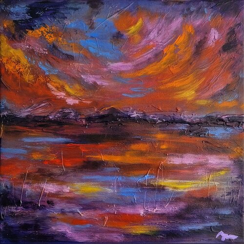 Where Intensity Finds Its Truth de Klaudia Sonas, Pintura a la venta en Singulart