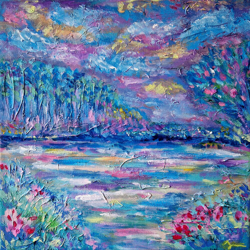 At the Edge of Memory by Klaudia Sonas, Painting for Sale on Singulart