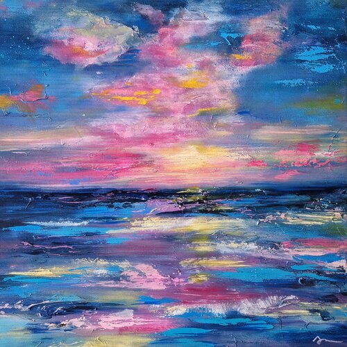 Tranquility in Disguise by Klaudia Sonas, Painting for Sale on Singulart