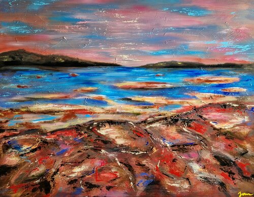 The Quiet Between Fires par Klaudia Sonas, Peinture en vente sur Singulart