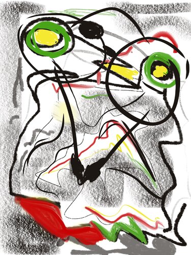 Autoportrait di Gilles Boyaval dit Lemalko, Digitale in vendita su Singulart