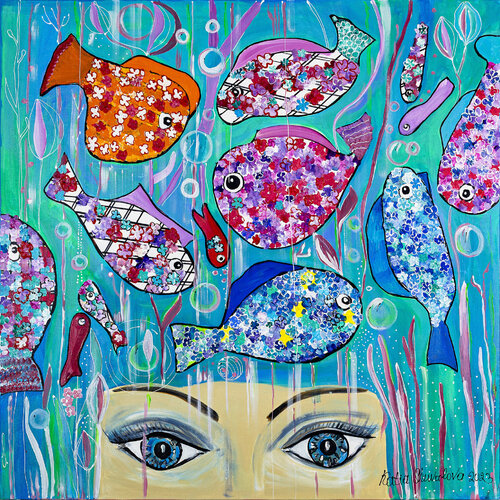 Underwater Dreams von Katia Shuvalova, Malerei kaufen auf Singulart