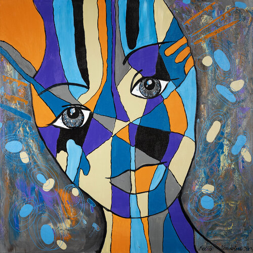 Multicoloured reflection von Katia Shuvalova, Malerei kaufen auf Singulart