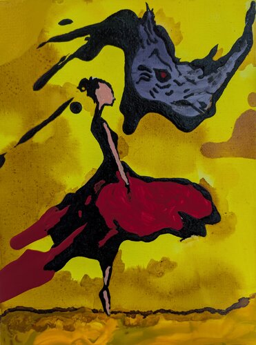 Donna par Michele Fontana, Peinture en vente sur Singulart